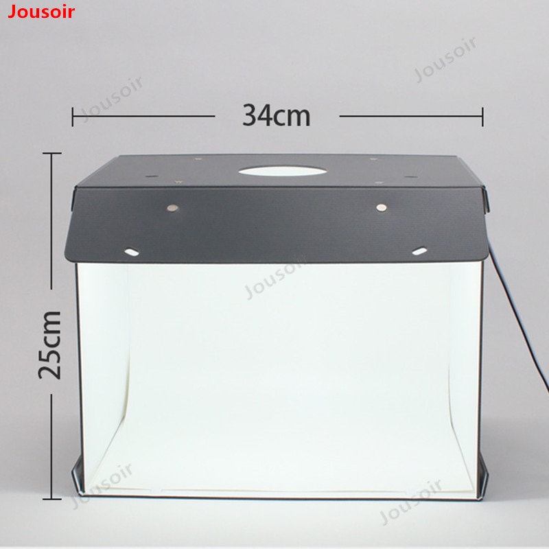 SANOTO Mini Photo Studio Box Photography Backdrop portable Softbox LED Light Photo Box fold Photo Studio Soft Box CD05 T03 Y