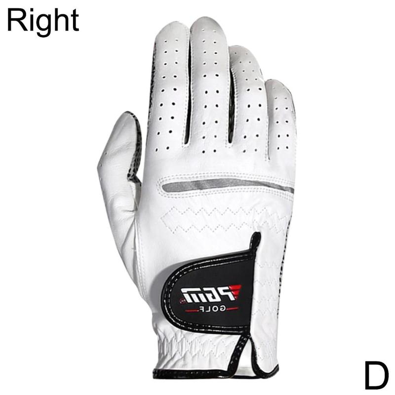 1 stücke männer Golf Handschuh Micro Faser Weich Links Rechts LH Partikel Nicht RH Golf Slip Hand Atmungsaktive Handschuhe anti-Schleudern W9A2: D25