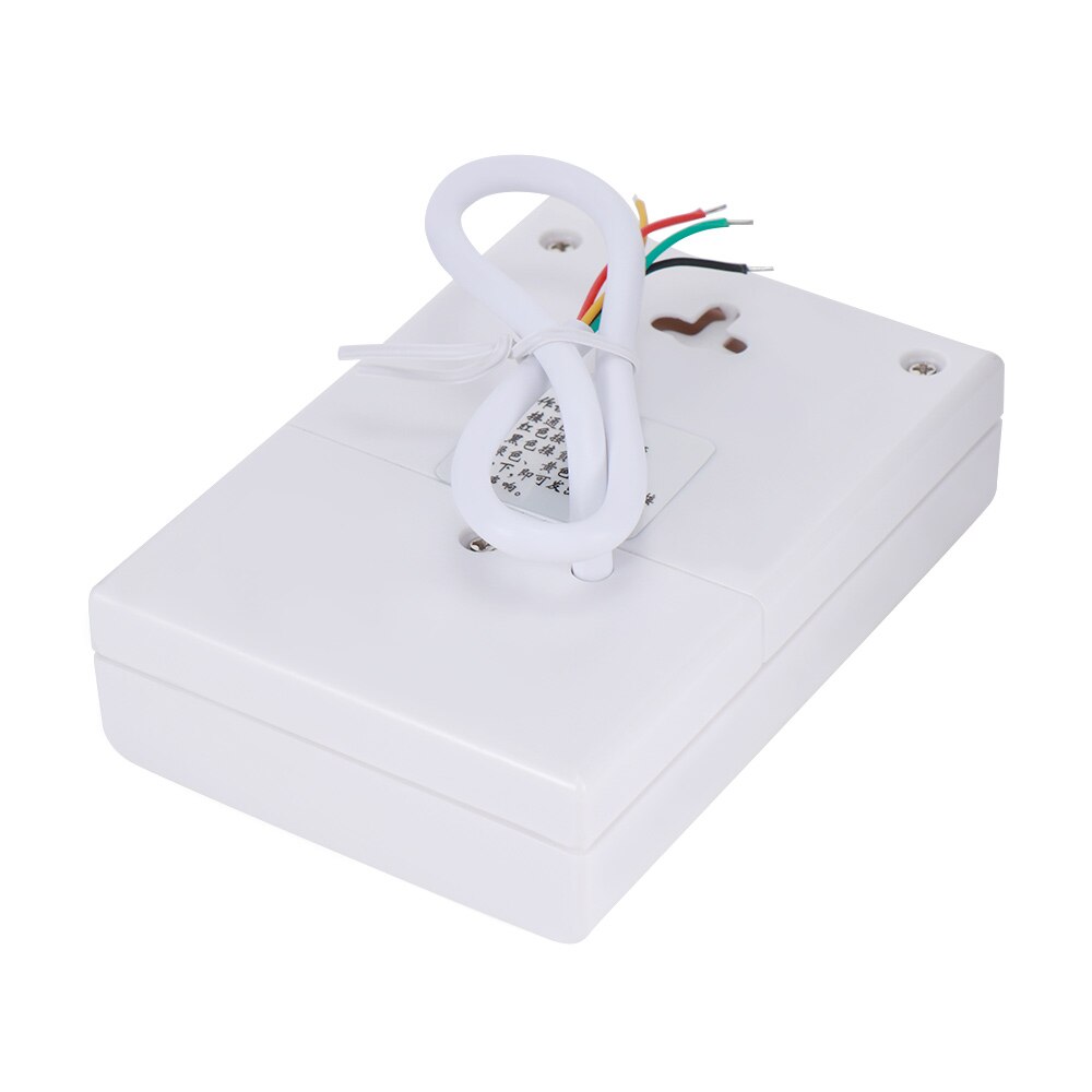 Timbre de puerta con cable DC 12V, timbre de bienvenida con cable para la Oficina y el hogar, sistema de Control de acceso de seguridad, color blanco