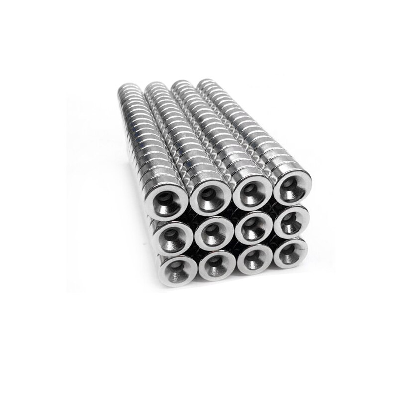 50/100/200 Uds. Agujero de 10x3mm: imanes avellanados de neodimio de 3mm imanes de neodimio de 10x3-3mm con agujero 10*3-3mm