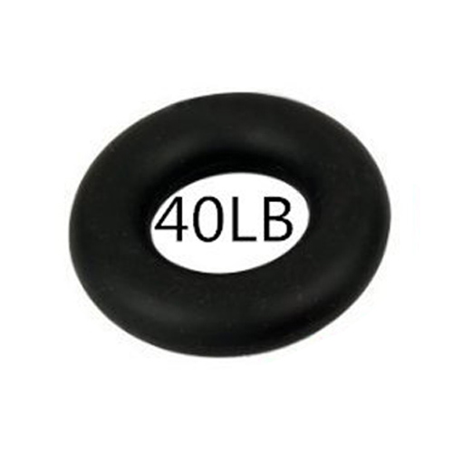 Rubberen ring voor hand-en onderarmsterkte, 3 kleuren, 40,50lb, 8cm: Black