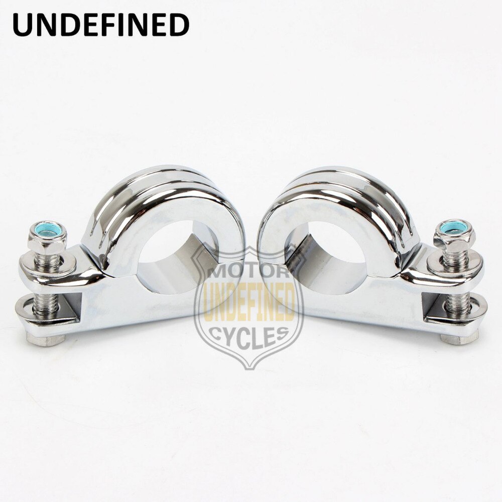 Reposapiés Universal para motocicleta de 1/4 ", 32mm, barra de choque de protección para abrazaderas de montaje de motor para Harley FLHT FXD FXS: 32MM