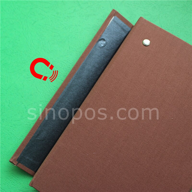 StackBook Full Cover, fabric samples cards holder textile material binding sleeve swatch stack book leather fold display binder