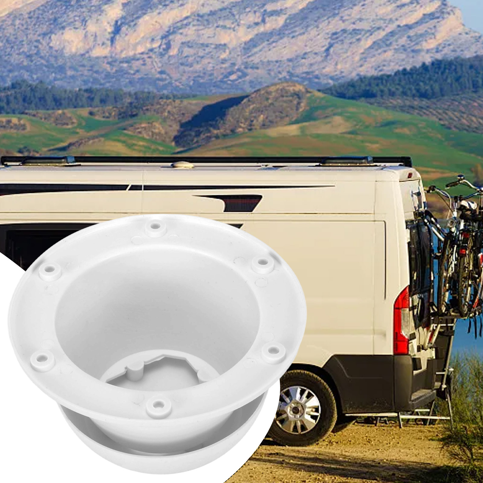 RV Roof Vent Cover RV Plumbing Vent Cap Plastic RV Roof Vent Cover Replacement For RV Trailer Camper Motorhome RV Sewer Vent Cap