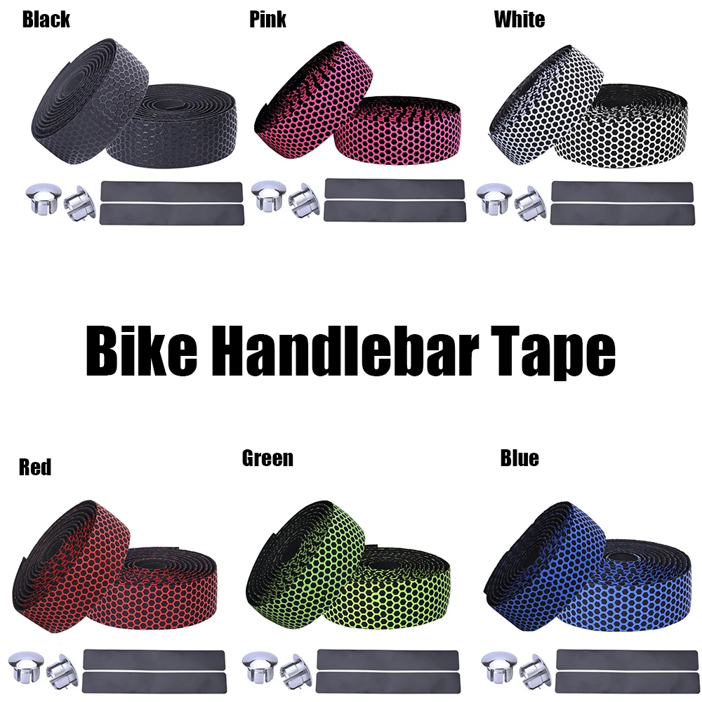 Fietsstuurlint - Racefiets Anti-slip Silica Gel EVA Damping Grip Wrap - 2 stuks