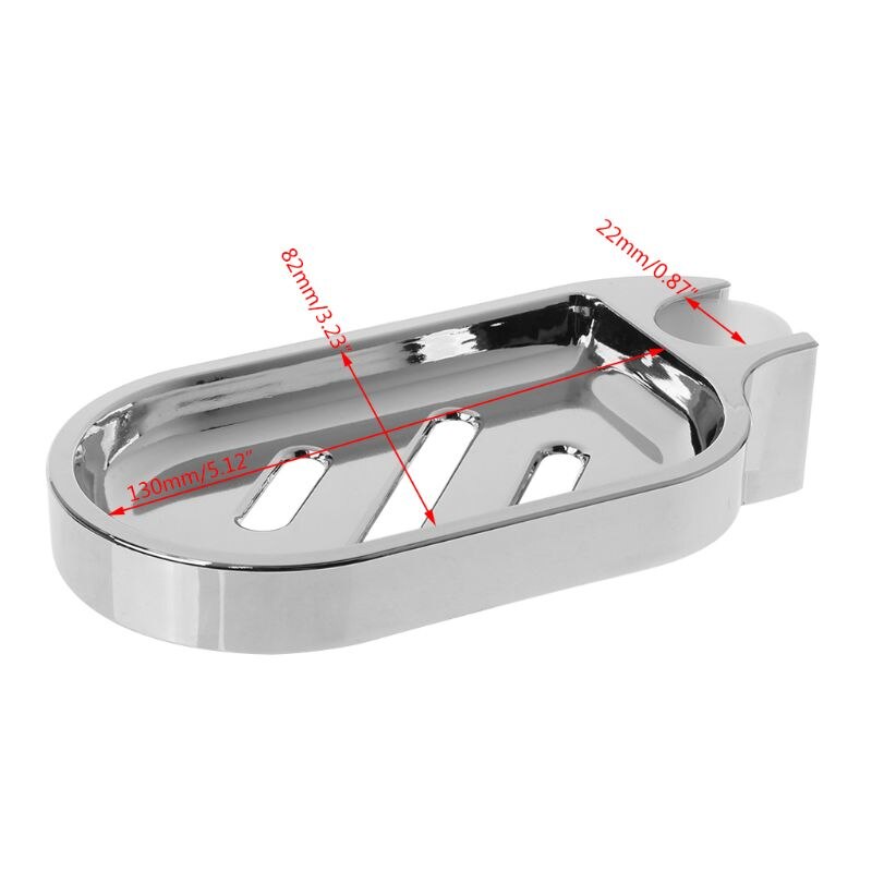 Wall Mounted ABS Soap Box Slide Bar Soap Dish Holder Replacement Soap Pallet