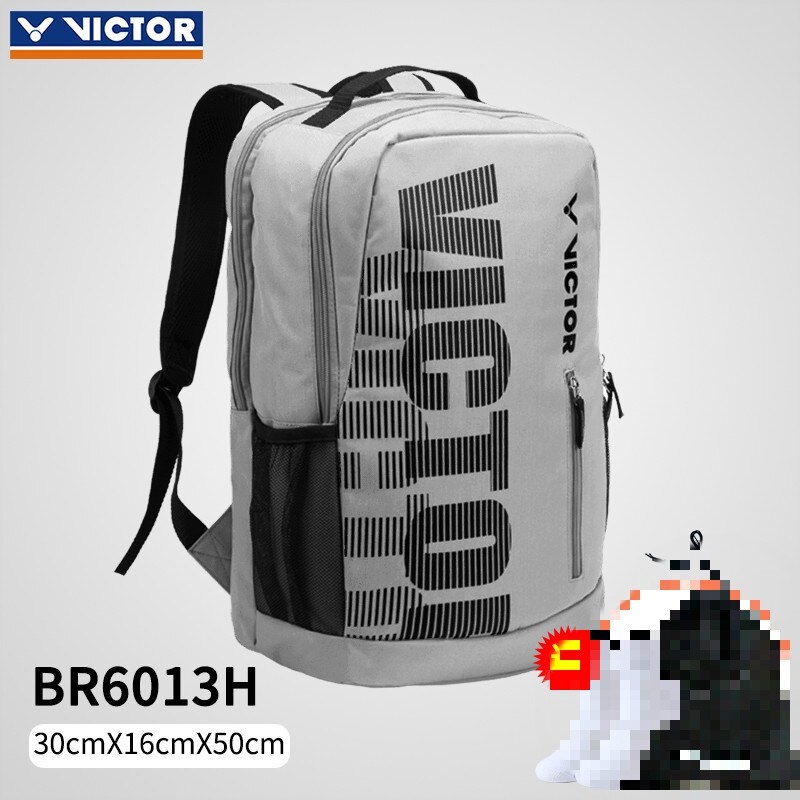 Original VICTOR Badminton racket Bag Backpack Men and Women Victor Waterproof Sports Bag BR3009 with: BR6013H