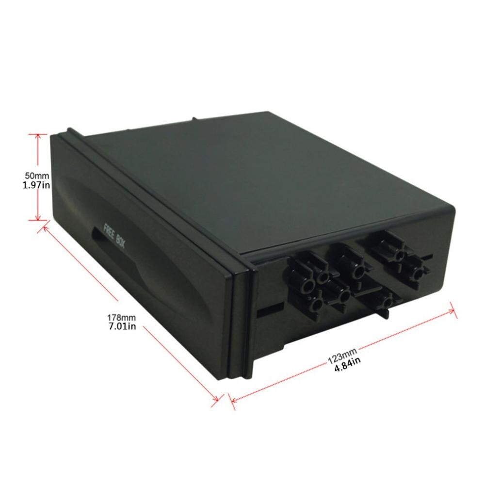 Car Installation Panel Mounting Fascia Fascia Reassembling Pocket Cassette Storage Box Drawer Car Accessories