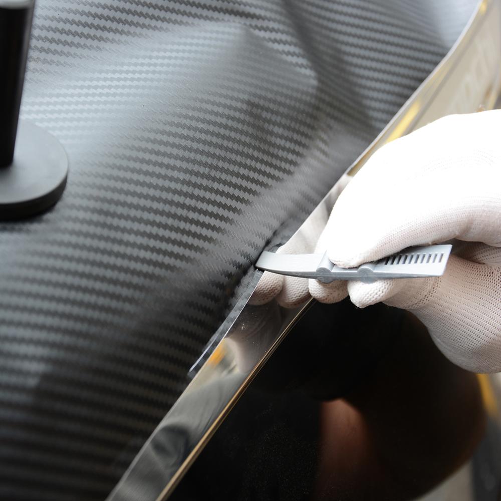 FOSHIO 6pcs Vinyl Auto Wrapping Applicator Carbon Fiber Film Stick Squeegee Scraper Window Tint Car Sticker Glue Remover Tool