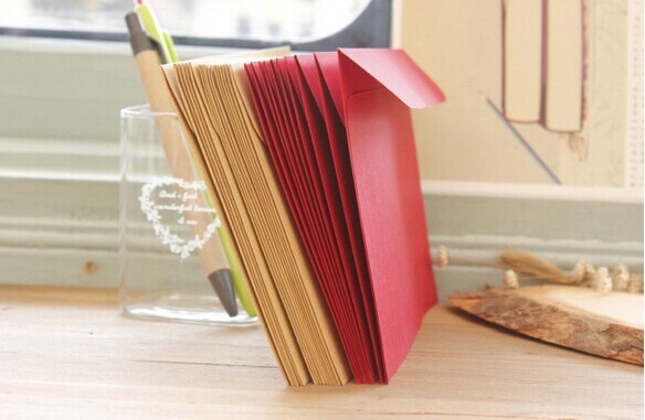 10 stk rød kraft sort kuvert blank almindelig brevpapir konvolutter kort postkort foto brev opbevaring kuvert 16 x 11cm