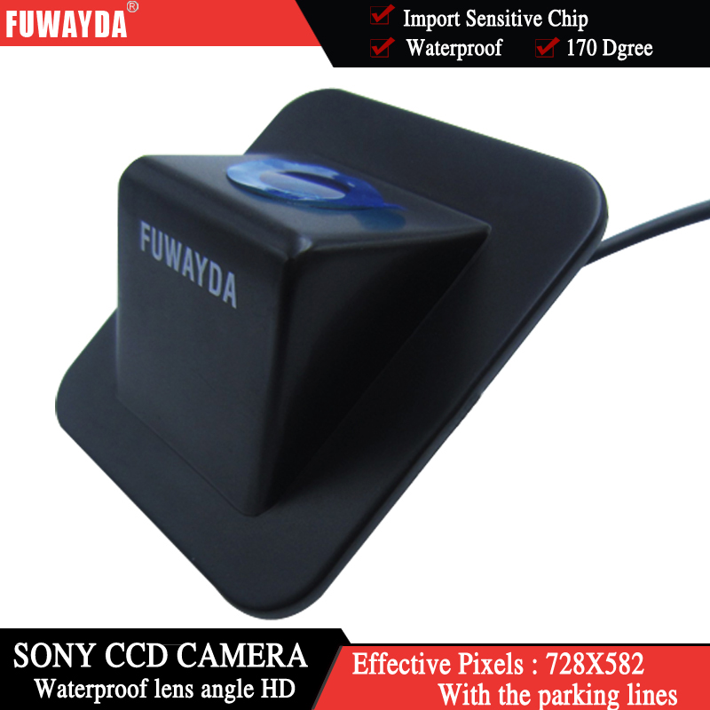 FUWAYDA Draad Sony CCD Parkeer Omkeren Backup Achteruitrijcamera voor Hyundai Elantra etc. Nachtzicht Waterdichte HD