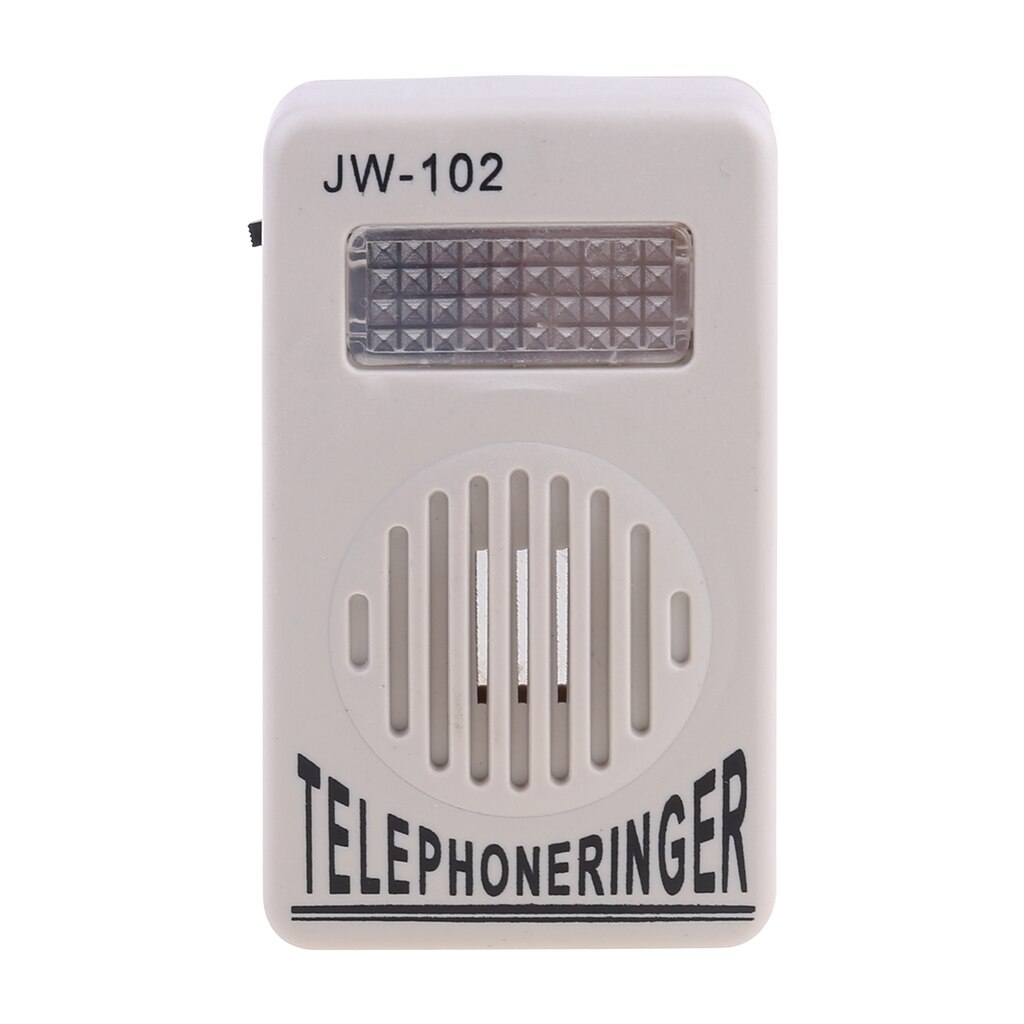 Telephone Ringer Phone Amplifier Used in Noisy Environments Ring Speaker Strobe Light Flasher Bell Durable Easy to Use