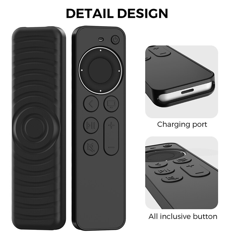 Afstandsbediening Stofdicht Cover Home Storage Beschermhoes Voor Apple Tv Siri Remote Controller Case