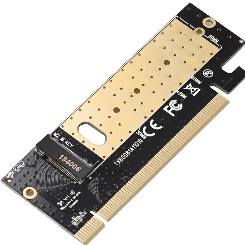 M.2 to pcie x16 adapter Card pci-e to M2 adapter NVMe NGFF SSD Adaptor M Key Interface Expansion card 2230 2242 2260 2280