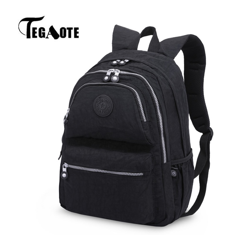 Tegaote Rugzak Vrouwen Multi Pocket Travel Back Packs Vrouwelijke Bagpack Nylon Casual Mochila Feminina Grote Laptop Tassen