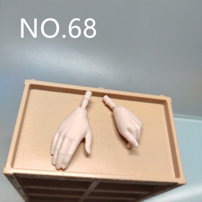 Original remplacement poupée mains pieds multi-articulations poupée corps accessoires blanc Beige marron mâle femme poupée pièces