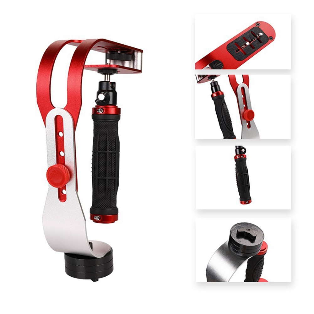 Stabilisateur vidéo portable caméra Steadicam stabilisateur pour Canon Nikon Sony caméra Gopro Hero téléphone DSLR DV stabilycam accessoires