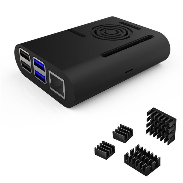 Aokin raspberry  pi 4 fodral, raspberry  pi 3 b plus fodral som är kompatibelt med raspberry  pi 2b, pi 3b: Pi4 kit 1