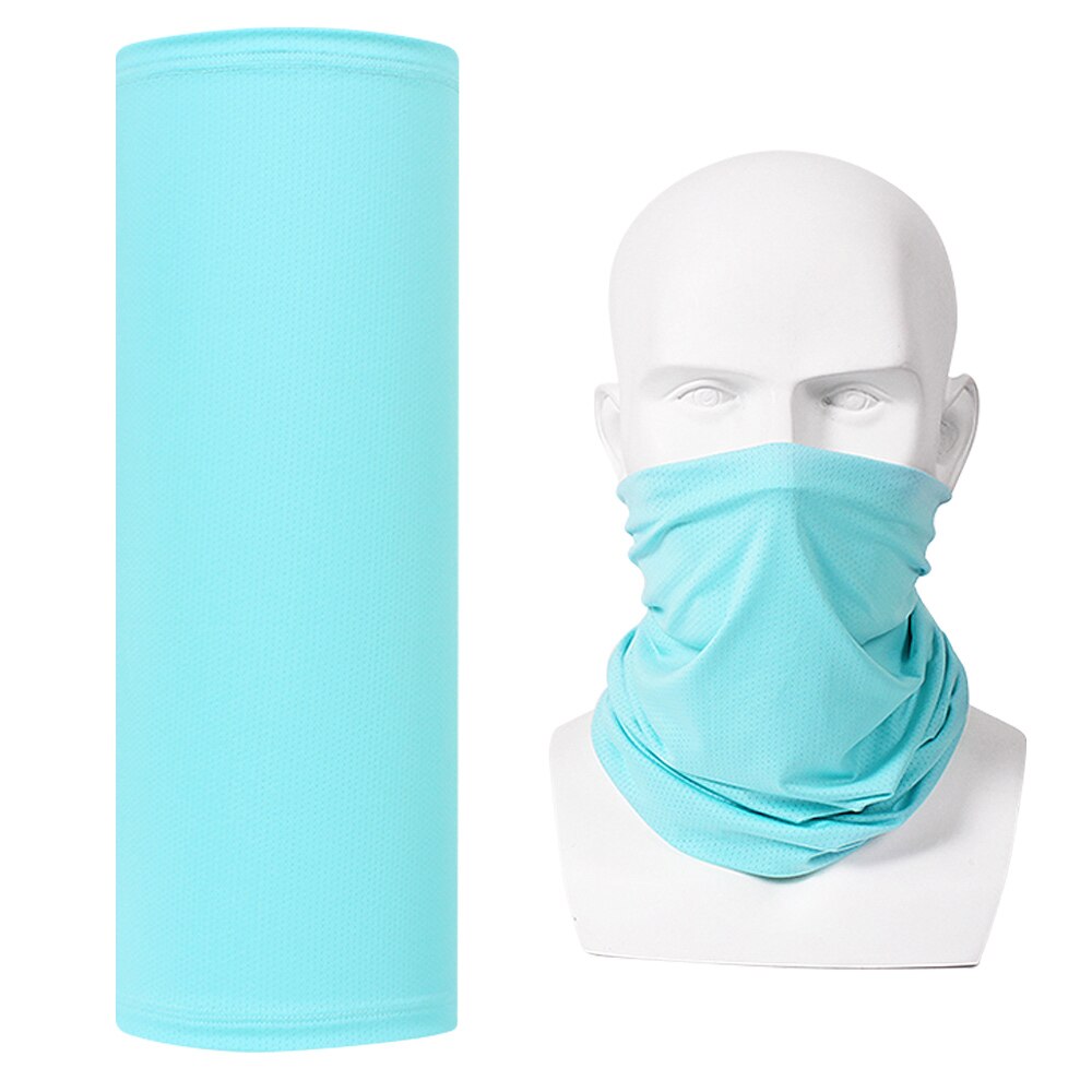 Sommer bandana halv ansigtsmaske skjold blød solcreme hurtigtørrende komfortabel tube ski tørklæde pandebånd hat halsbetræk gamacher mænd kvinder: 06