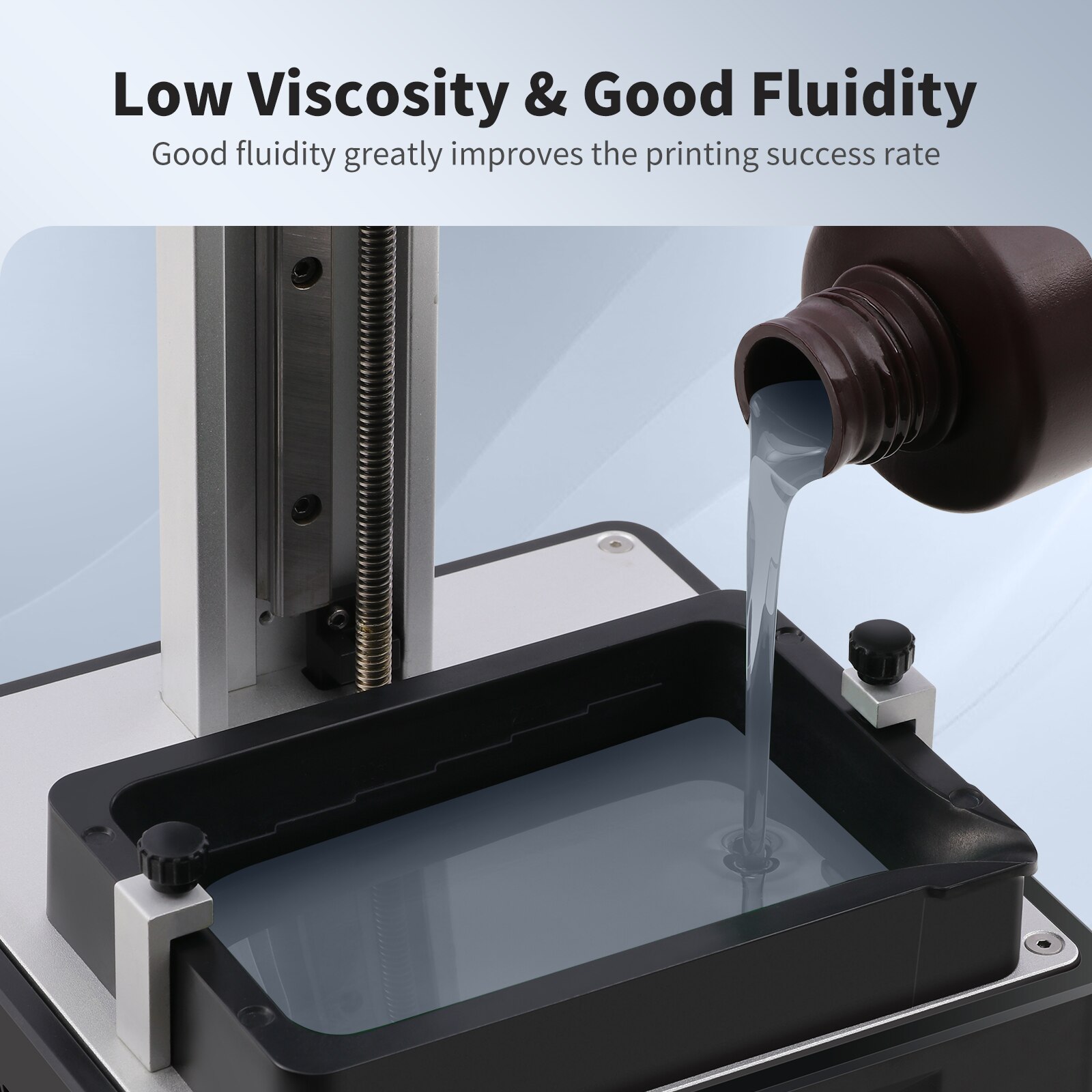 ANYCUBIC Water-Wash 3D Printer Resin Water-Washable High Precision Low odor And Low Viscosity for LCD resin 3D printers Photon