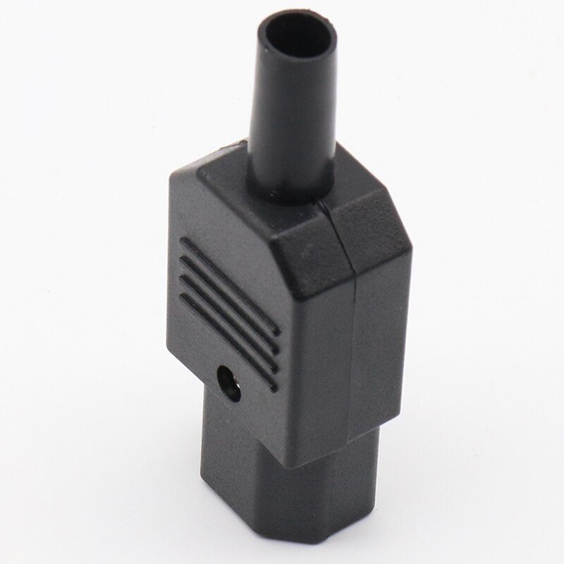 1 pcs Price Black IEC 320 C13 Female Plug Rewirable Power Connector 3pin Socket 10A /250V