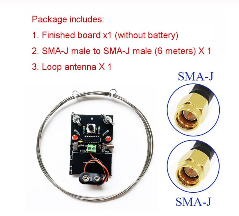 Amla 50 aktiv magnetisk loop -antenne ha sdr kortbølge lav støj justerbar forstærkning radio 100k-30 mhz bedre end mla -30: Type 5