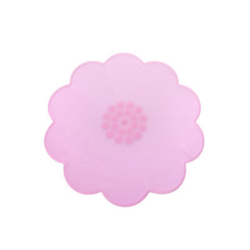 Reusable Silicone Food Wrap Seal Vacuum Lid Stretch Multifunctional Food Fresh Keeping Bowl Wrap Kitchen Tool: Pink