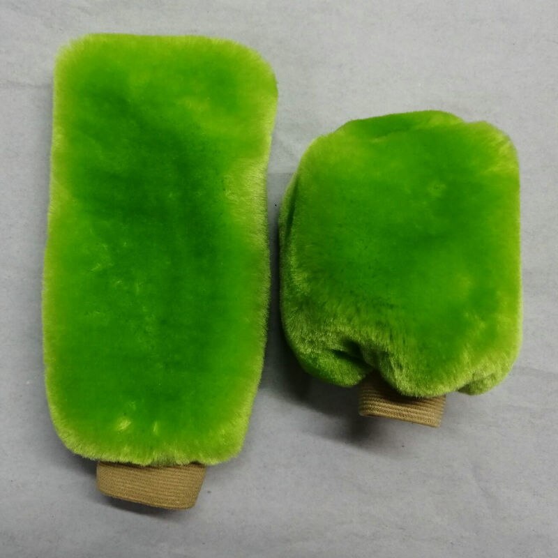 Soft Fur Car Gear Shift Collars Gear Knob Cover Universal Gear Shift Boot and Handbrake Grip Handbrake Cover For Honda Civic: Green