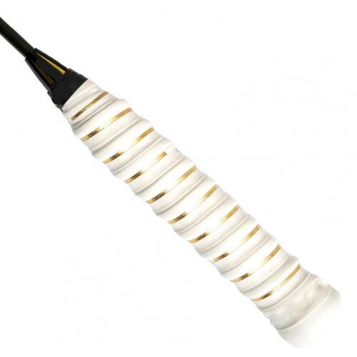 Cinta de agarre para raqueta, antideslizante, absorción del sudor, caña de pescar de poliuretano, a prueba de golpes, Cinta de agarre para MANGO de raqueta para tenis: White