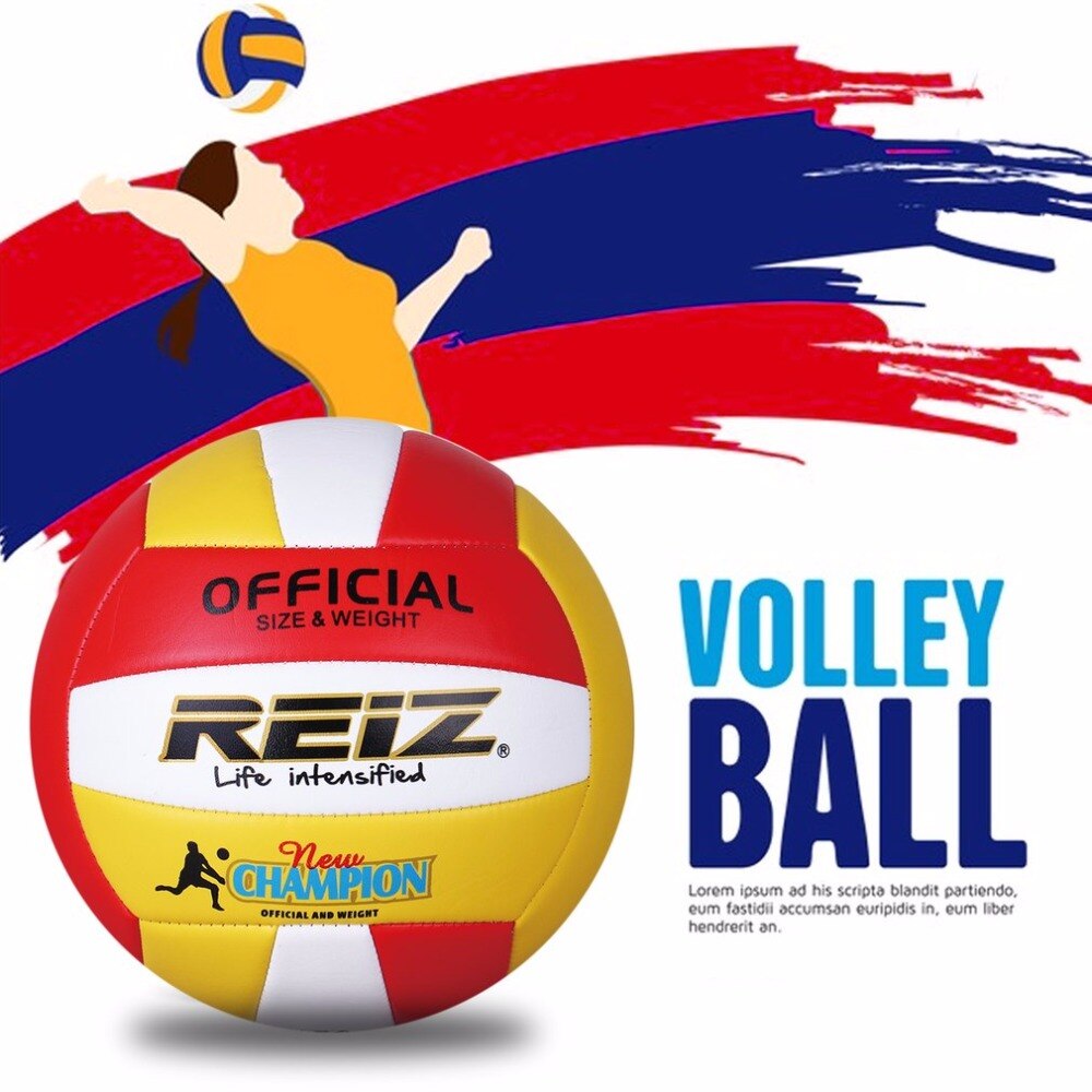 Soft PU Official Size 5 Volleyball Indoor & Outdoor Training Ball With Net Needle
