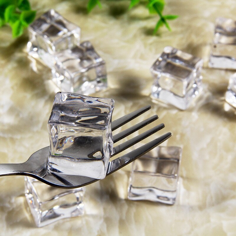 25/10/PCS Acrylic Simulation Big Ice Cubes Broken Ice Cubes Photo Props Decorations Auxiliary Photography Background