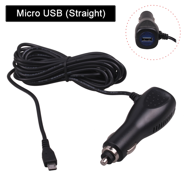 Auto Turck DC 12V 24V zu 5V Power Inverter Konverter Micro Mini USB Power Ladegerät Adapter Kabel für GPS Telefon DVR Recorder 5Pcs: Micro USB Straight