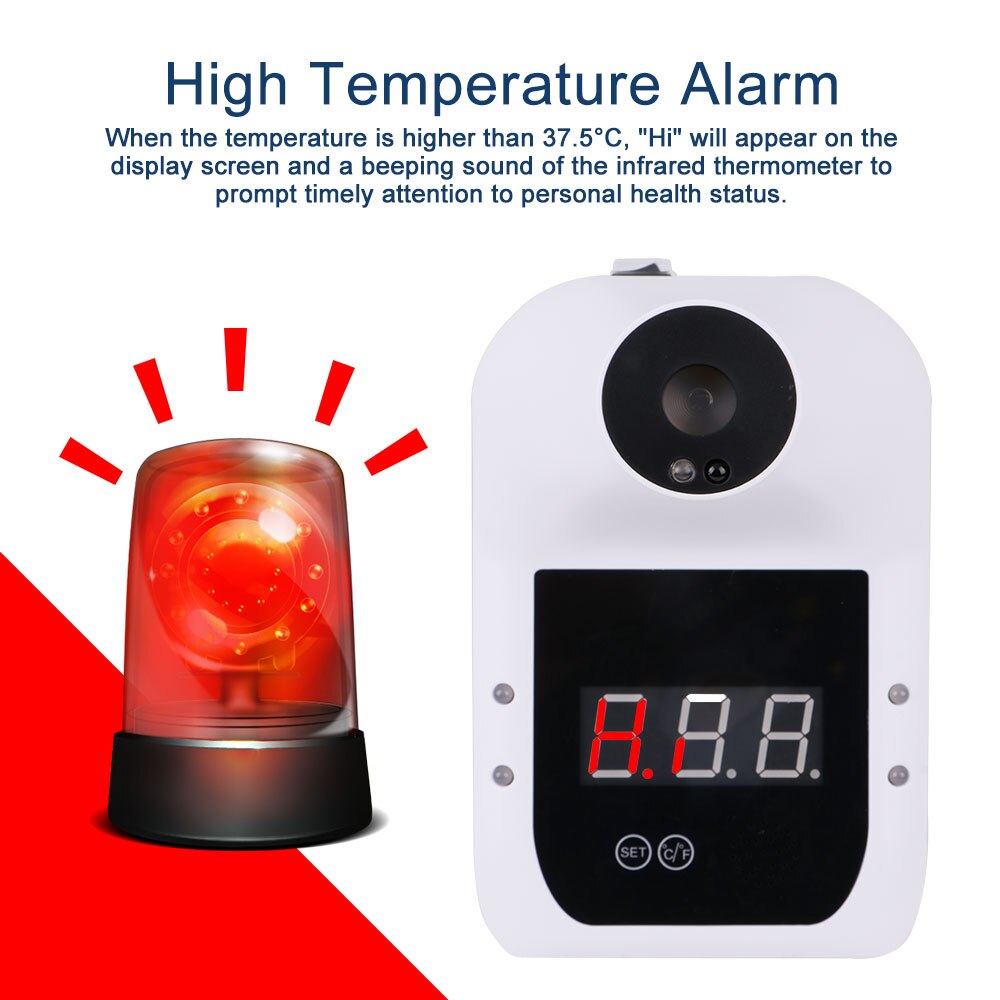 Voice Non-Contact Body Thermometer Forehead Digital Infrared Thermometer Temperature Sensor Temperature Measurement Health Care