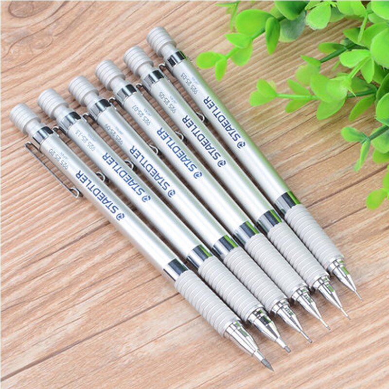 2 stykker tysk staedtler 925 25 metal | tegning | mekanisk blyant 0.3 | 0.5 | 0.7 | 0.9 |