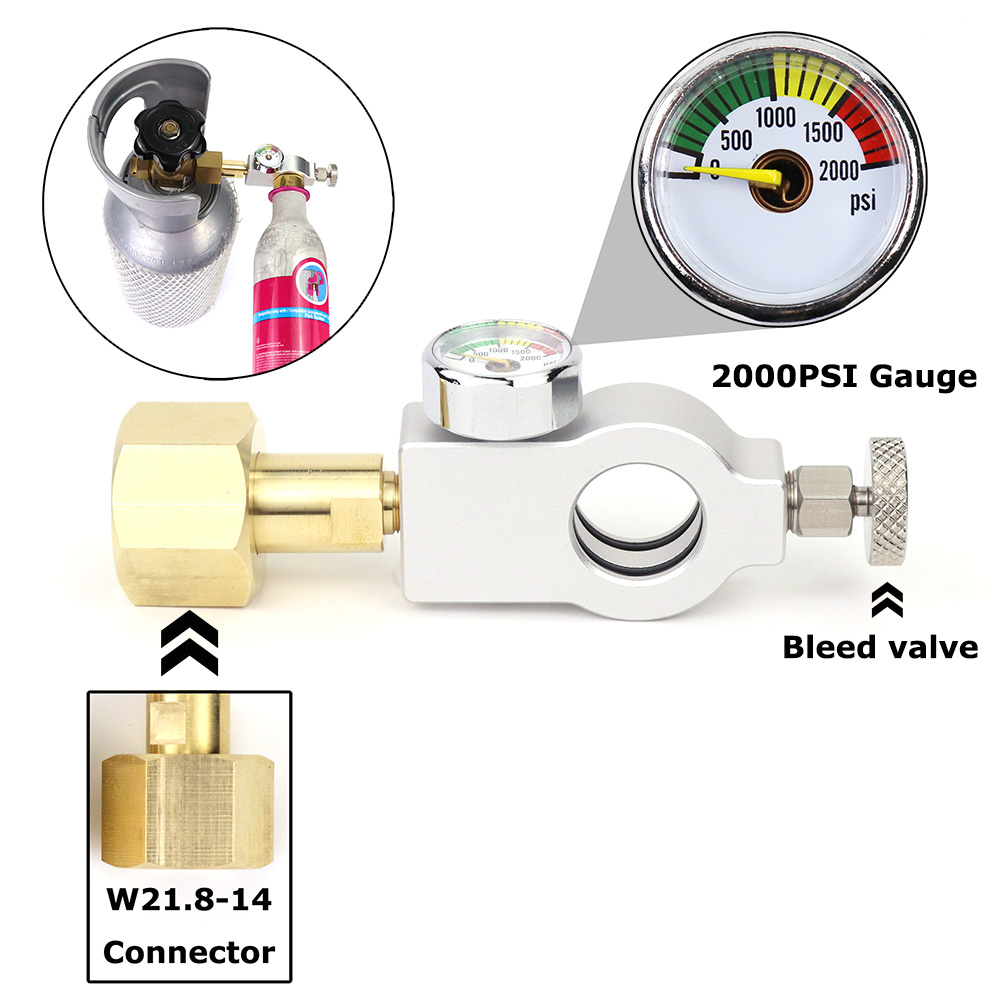 Co2 Cylinder Refill Fill Station Adaptor Fit Sodastream (Terra DUO Art) Pink Quick Connect Co2 Cylinder: Dark Khaki
