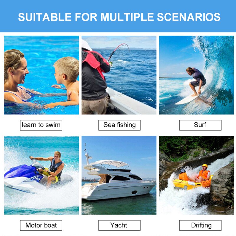 Swimming Boating Ski Drifting Life Vest S-XXXL Sizes Water Sports Man Kids Polyester Adult Life Vest Water Safety Products
