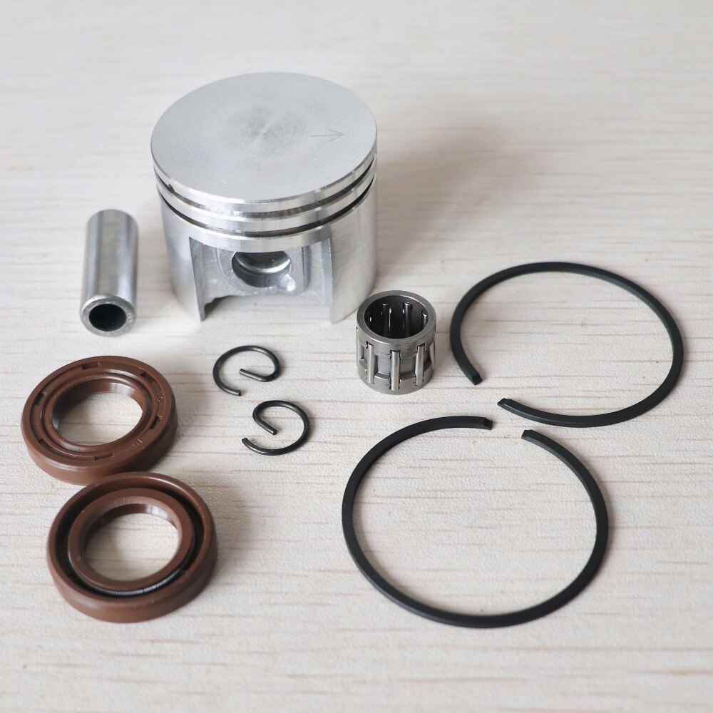 Kit de pièces de réparation pour joint d'huile, Piston et anneaux de 38MM, roulement à aiguille à broche de 10MM, pour tronçonneuse Stihl MS180 018 180