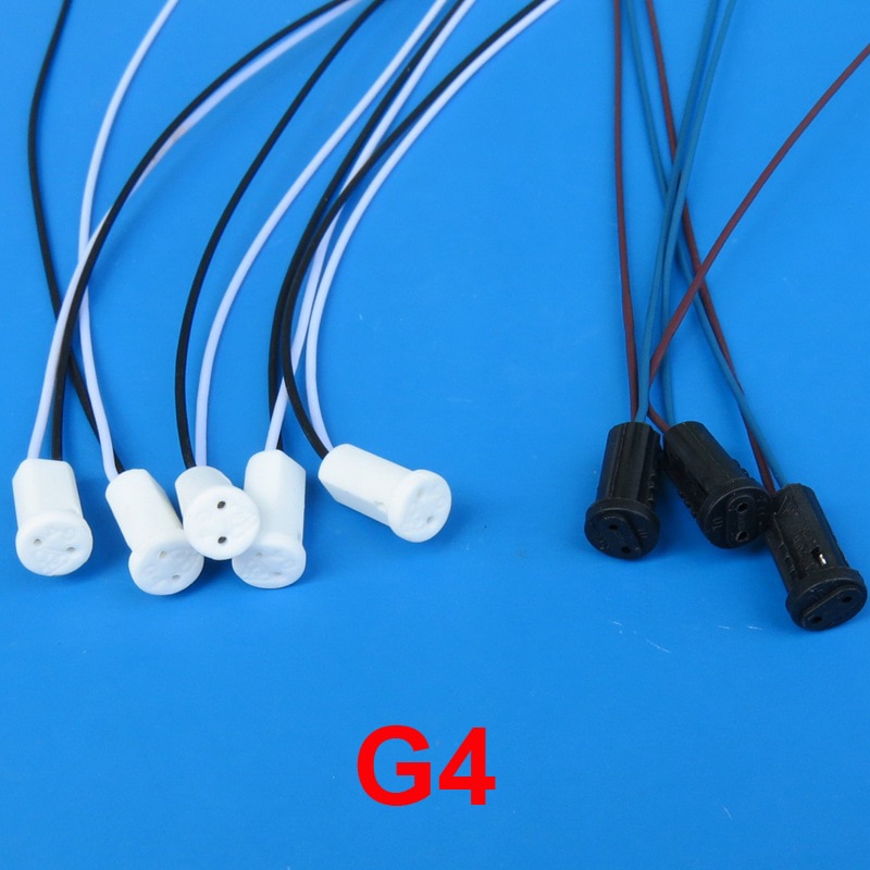 Lamp Holder G4 G5.3 G9 GU10 MR11 MR16 T5 T8 Halogen Lampholder Porcelain Ceramic Socket Fluorescent Light LED Bulb Base