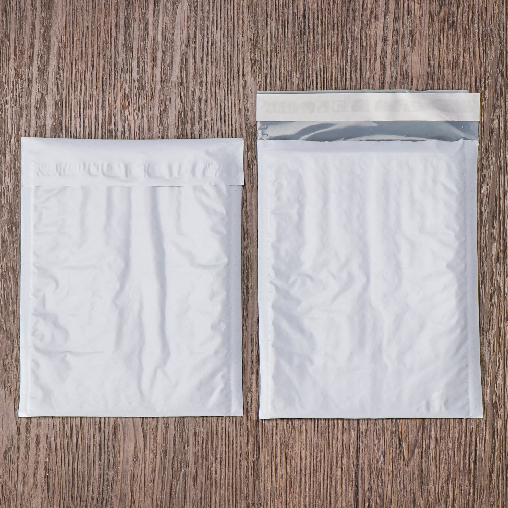 10 Stuks Wit Waterdichte Schuim Envelop Folie Kantoor Protector Kantoor Verpakking Zak Coextruded Film Trillingen Tas 12 Maten