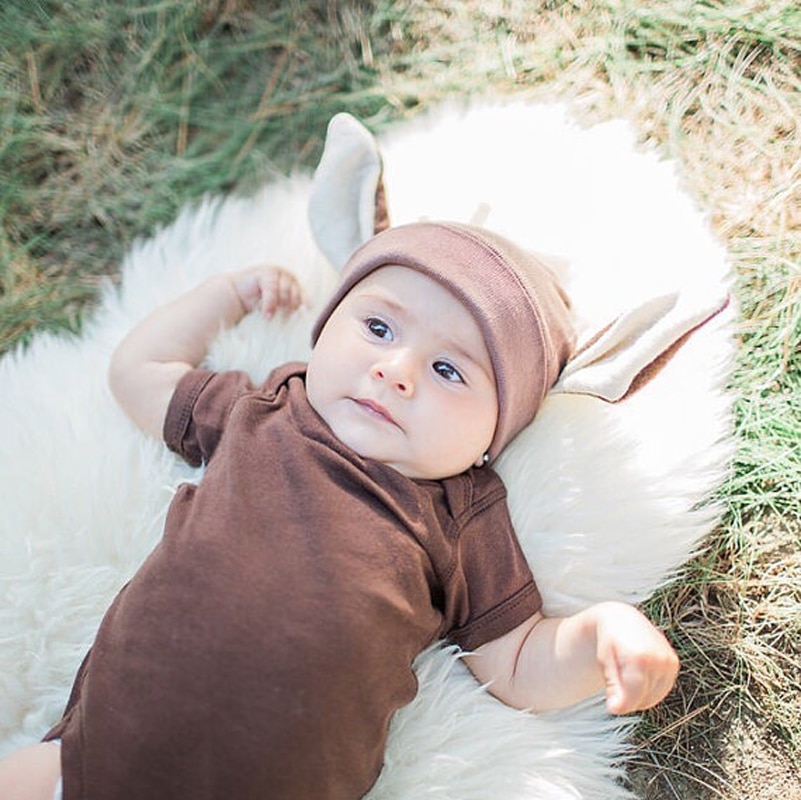 Pudcoco Deer Baby Clothes Infant Baby Boy Girl Cartoon Deer Romper+long ear hat Christmas baby clothes xmas Costume for year