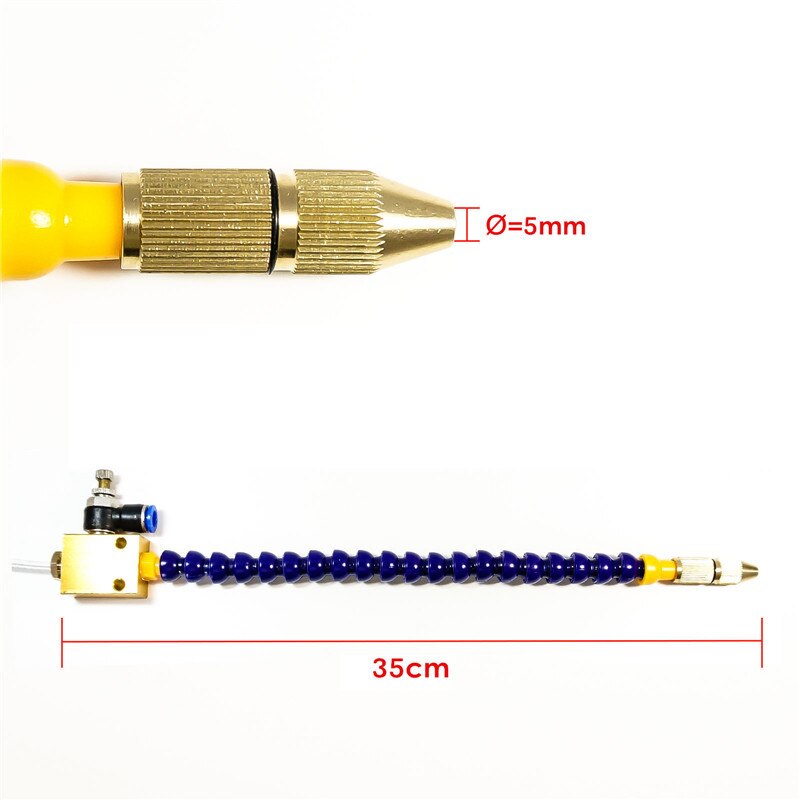 Système de pulvérisation de lubrification de brouillard de liquide de refroidissement de brume pour le tuyau d'air de 8mm CNC foret de moulin de tour