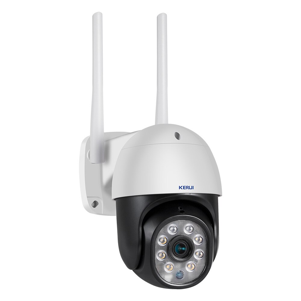 Kerui DIY Wireles Sicherheit Alarm System WIFI GSM Bewegung Sensor Heimat Einbrecher Sicherheit Alarm Bausatz 6 Sprachen Umschaltbar 120dB: draussen Kamera.