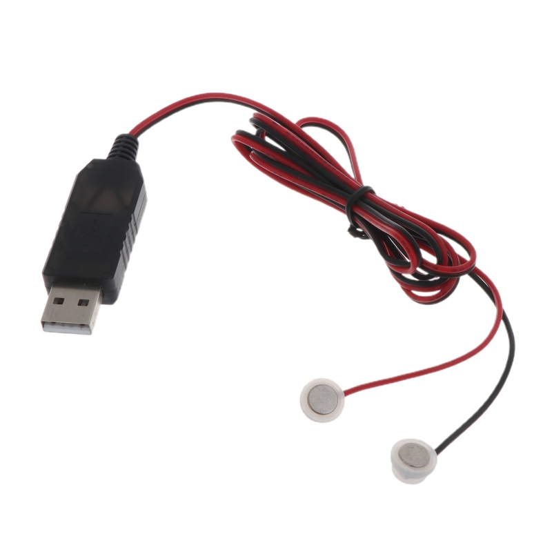 Duurzame Laderkabel voor 3.7V 14500 16340 Batterij Oplaadbare Lithiumbatterij Universele 1m USB Magnetische Oplaadsnoer