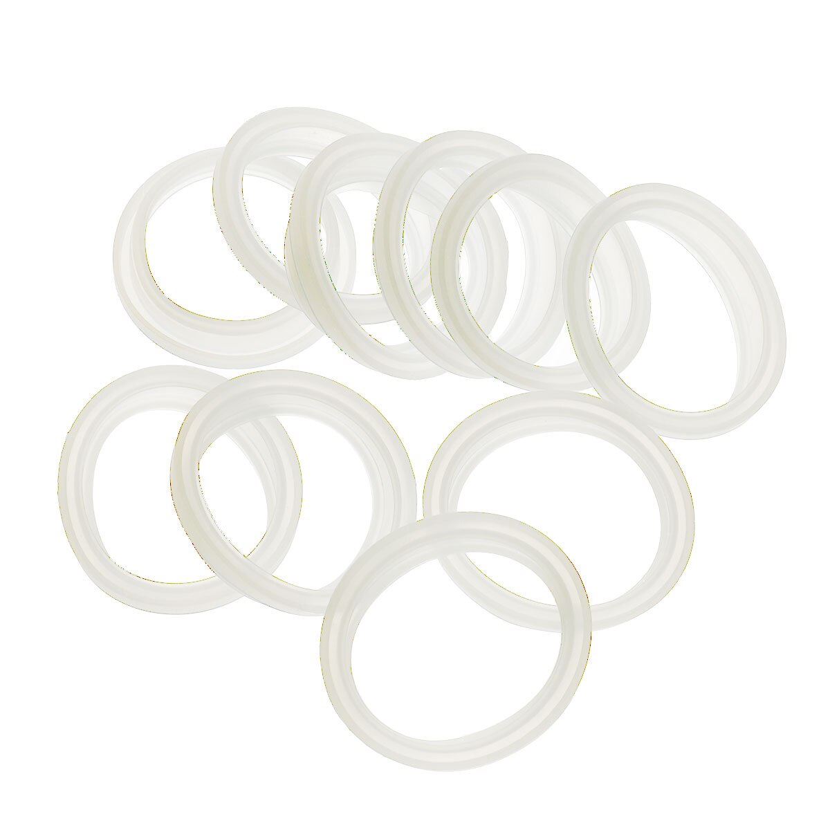10Pcs Siliconen Afdichting O-ringen Pakkingen 4/4.5Cm Buiten Dia Vacuüm Flessen Afdichting Ring Pad Fasteners Voor 4.5/5.2Cm Thermosflessen Deksel
