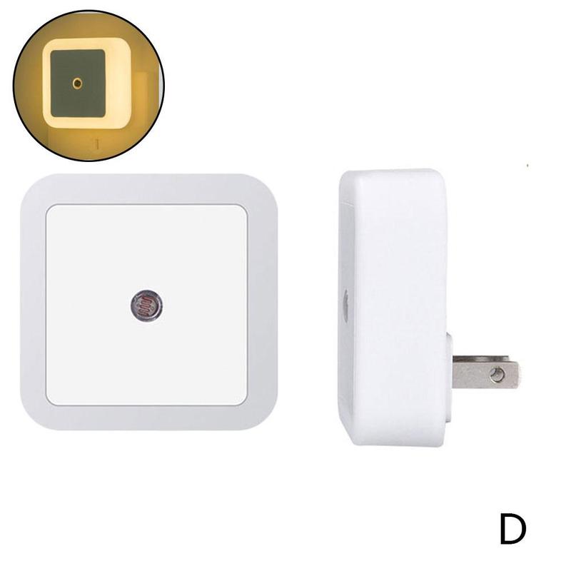 Led Nachtlampje Sensor Verlichting Mini Eu Us Plug In Lamp Saving Kids Verlichting Energie Slaapkamer Lage Verlichting Kamer Voor kinderen Li B3E0: warm US