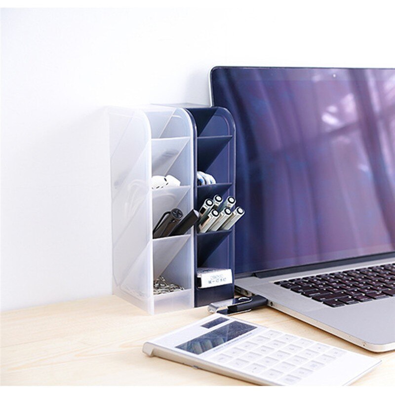 Multifunction Desktop Debris Storage Organizer Box For Pen, Makeup Brush Cajas Organizadoras De Plastico Almacenaje #hss