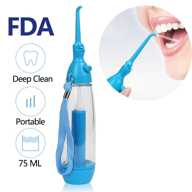 Irrigador Oral Manual, limpia la boca, limpia el diente, irrigación, agua dental