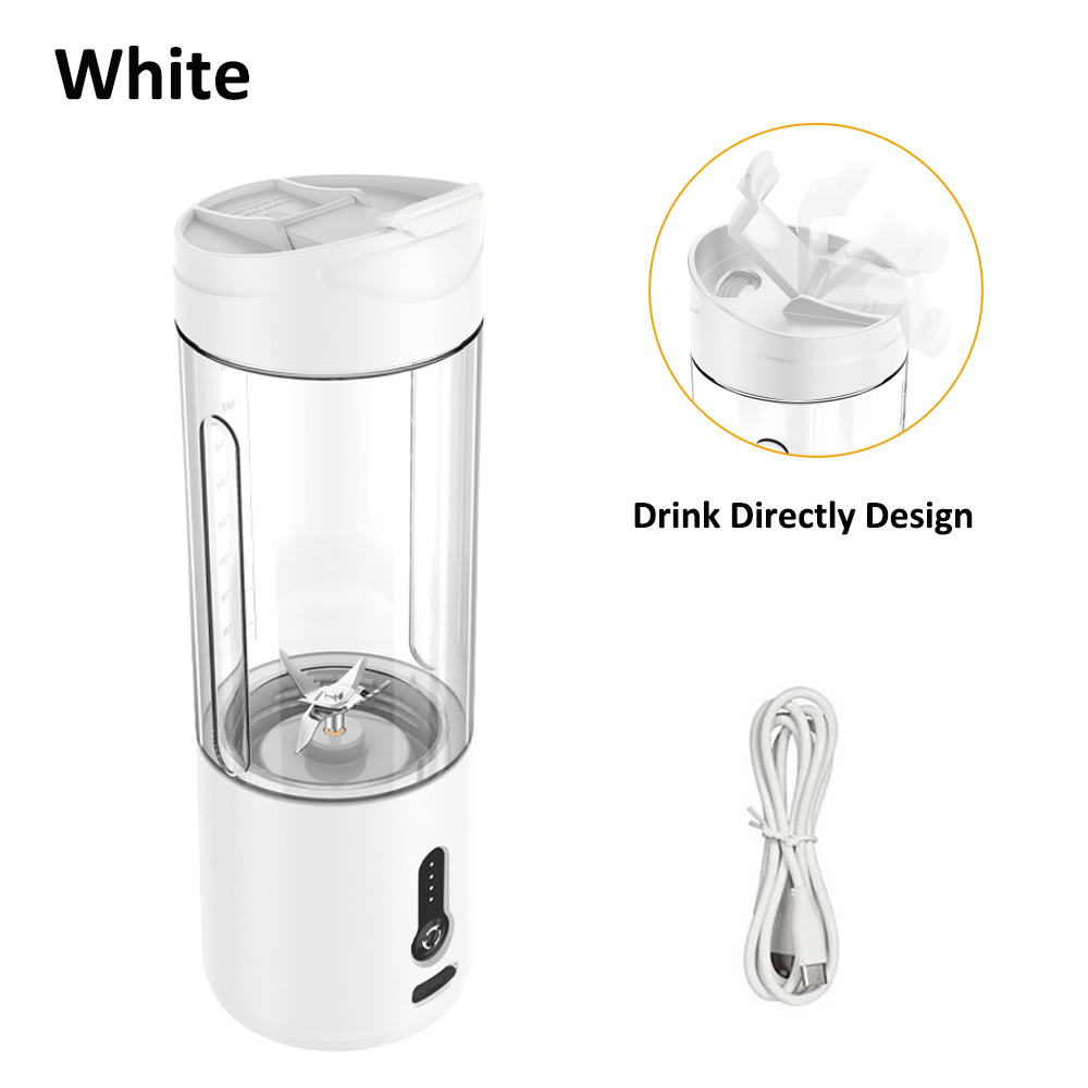Mini bärbar mixer elektrisk fruktjuicer smoothie apelsin färsk juice mixer multifunktion uppladdningsbar bärbar juicer mixer: Gul