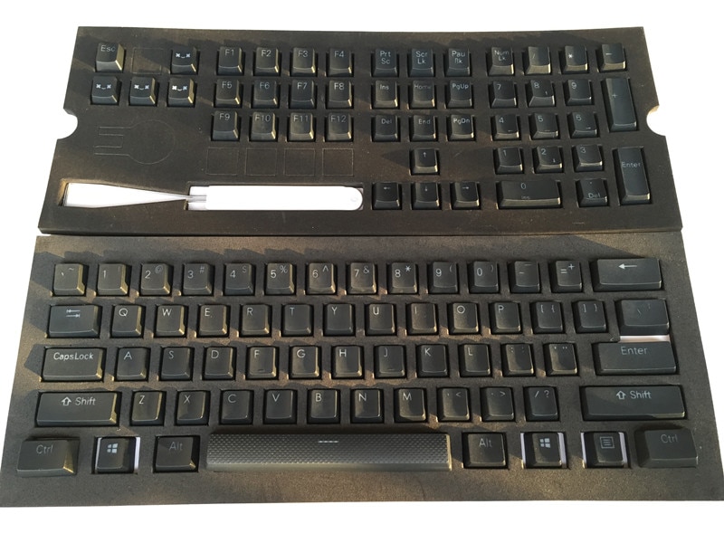 Black 108 key PBT Double shot Translucidus Backlit Keycaps For Corsair STRAFE K65 K70 Logitech G710+ Mechanical gaming Keyboard