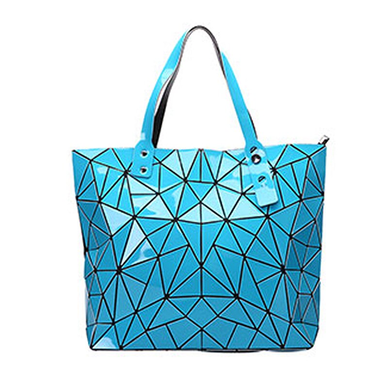 Lovevook Vrouwen Handtassen Luxe Tassen Schoudertassen Voor Dames Grote Tassen Voor Werk Geometrische Patroon: meer blauw